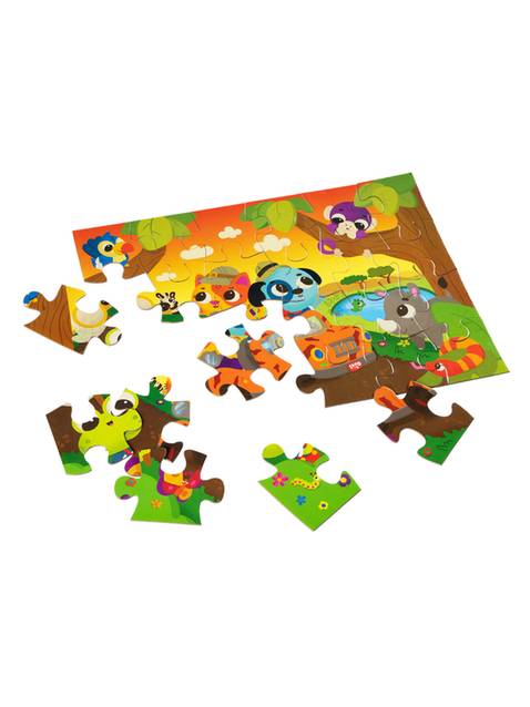 B. toys Jigsaw Adventures Puzzle Set, 3 x 24 Pieces