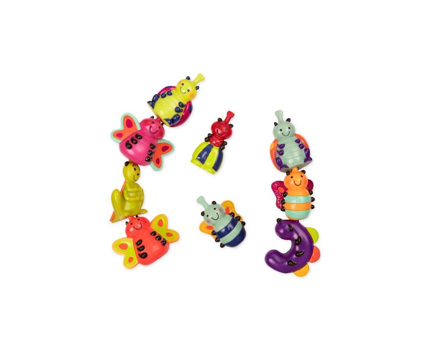 B. toys Snug Bugs Snap-Together Baby Toy