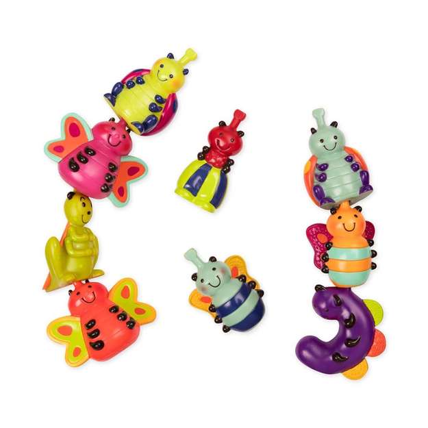 B. toys Snug Bugs Snap-Together Baby Toy