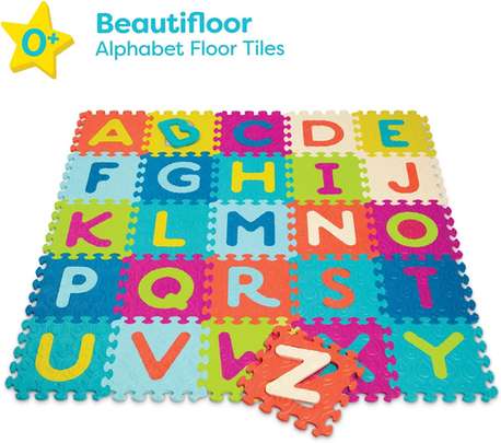 B. toys Alphabet Foam Floor Tiles, 26 Pieces