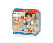 Battat Sort and Match Wobble Eggs, 12 Pieces