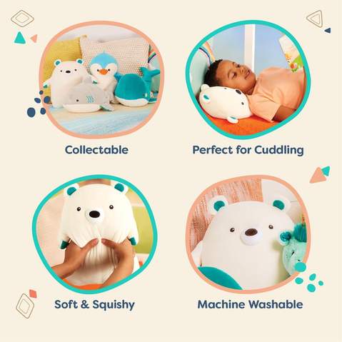 B. softies Huggable Polar Bear Plush