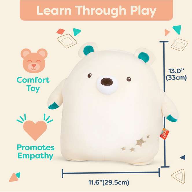 B. softies Huggable Polar Bear Plush