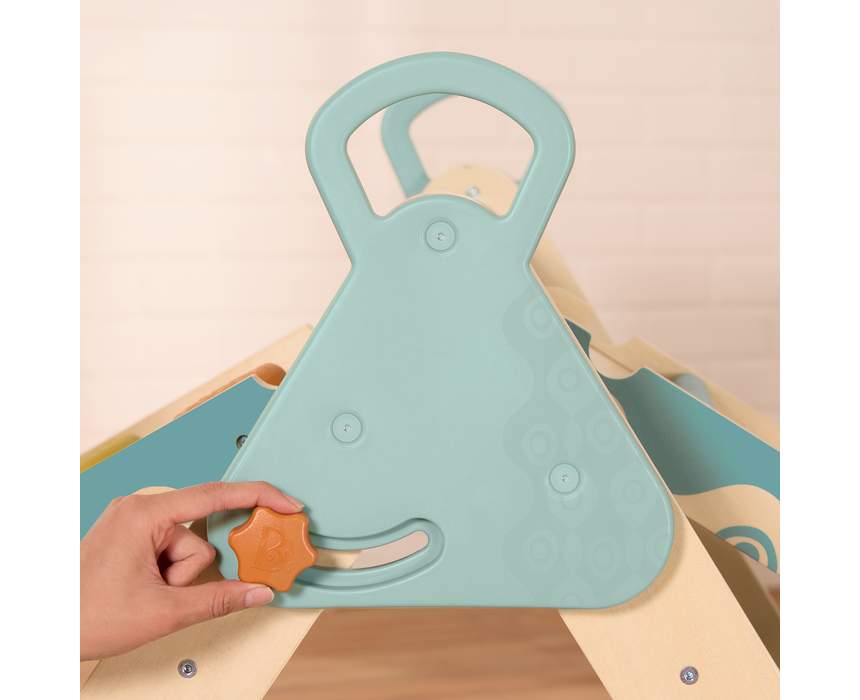 B. toys Wonder Climber Wooden Pikler Triangle