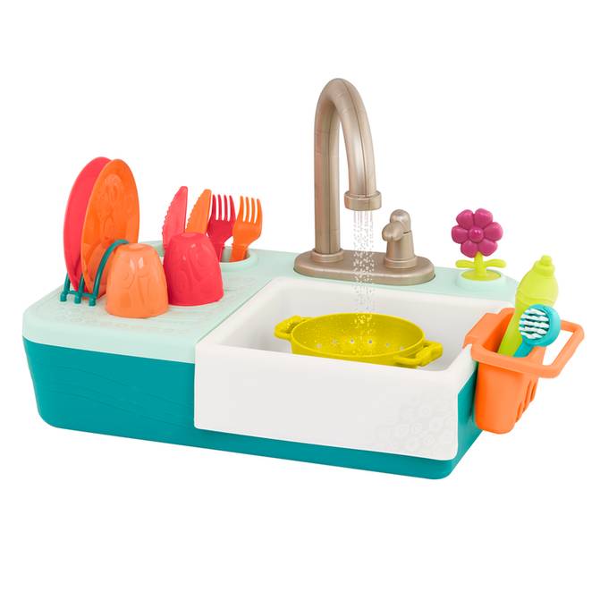 B. toys Splash n Scrub Kids Kitchen Sink
