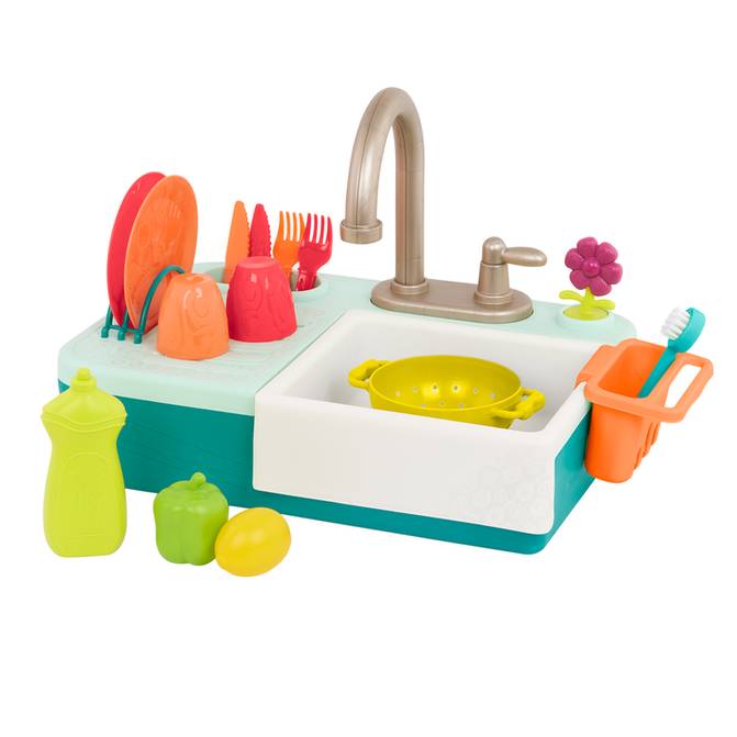 B. toys Splash n Scrub Kids Kitchen Sink