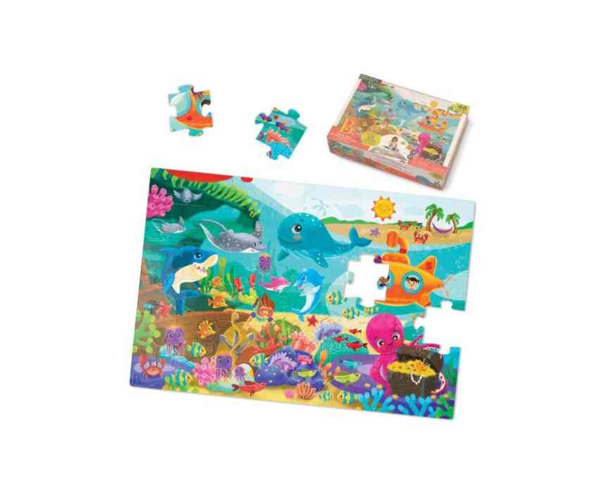 B. toys Under the Sea Floor Puzzle, 48 Pieces