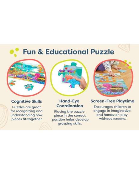 B. toys Under the Sea Floor Puzzle, 48 Pieces