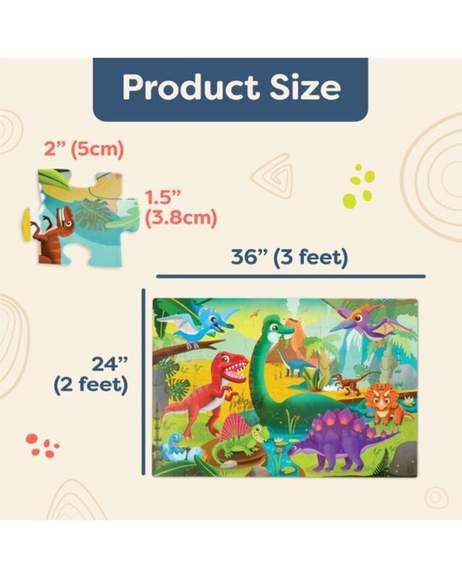 B. toys Dinosaur Floor Puzzle, 48 Pieces