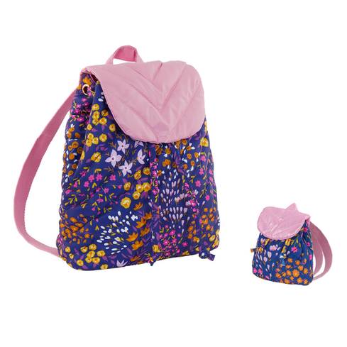 Our Generation Me and You Matching Floral Backpack Set
