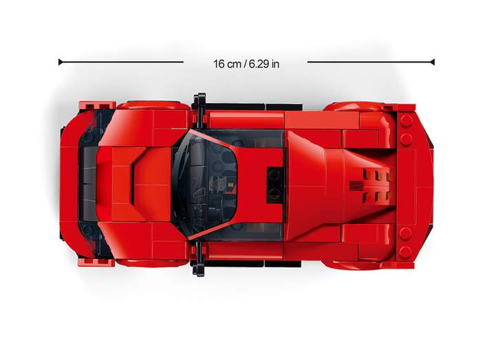 Sluban Famous Car Building Bricks, Red, 227 Pieces