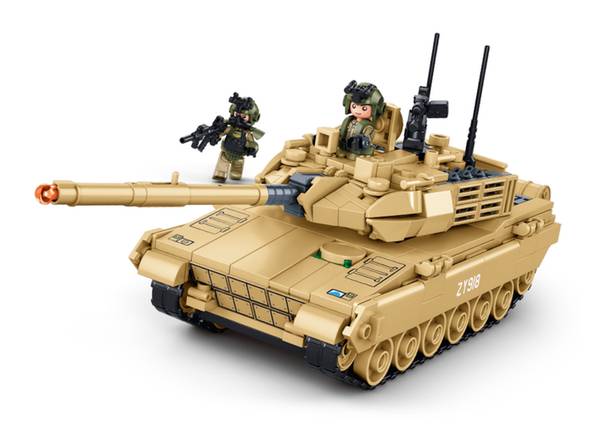 Sluban Type 15 Light Tank Building Bricks, 411 Pieces