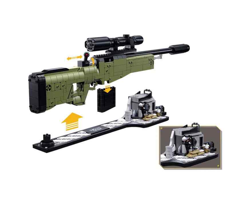 Sluban AWM Model Building Bricks, 876 Pieces