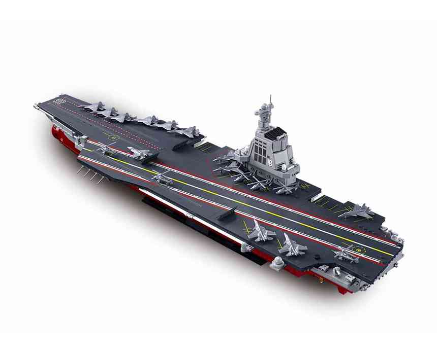 Sluban Fujian Aircraft Carrier Building Bricks, 1312 Pieces