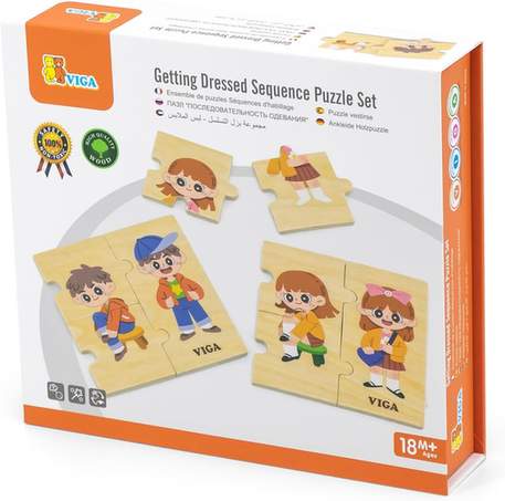 Getting Dressed Sequence Puzzle Set