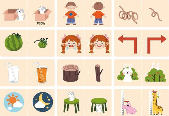 Opposites Puzzle Set
