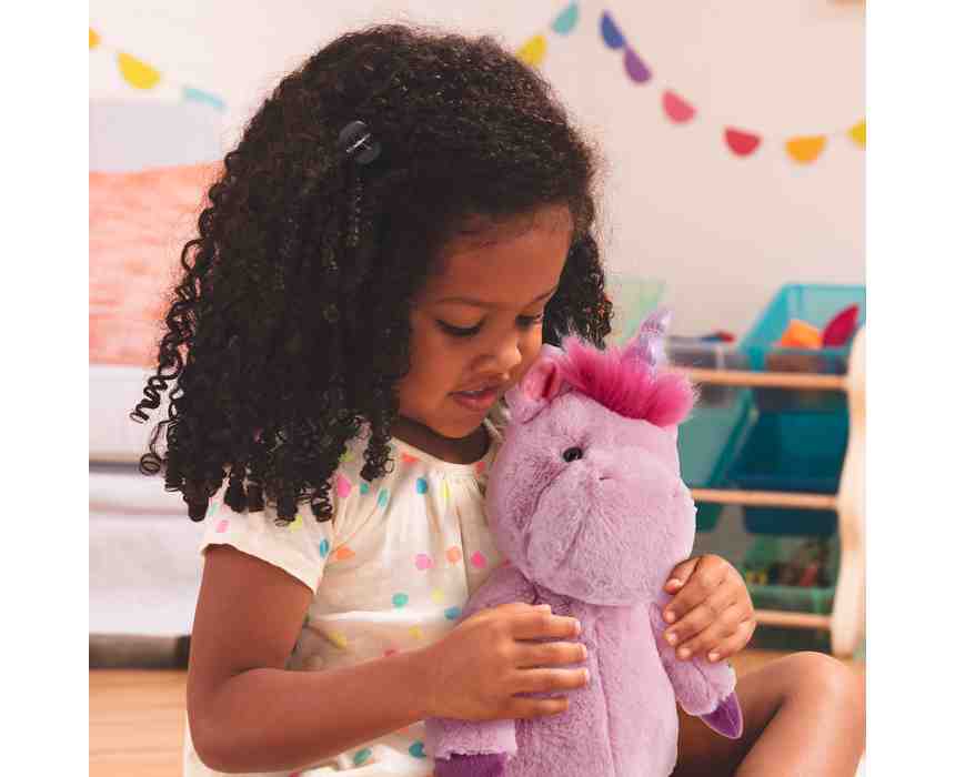 Stuffed Purple Unicorn Plush