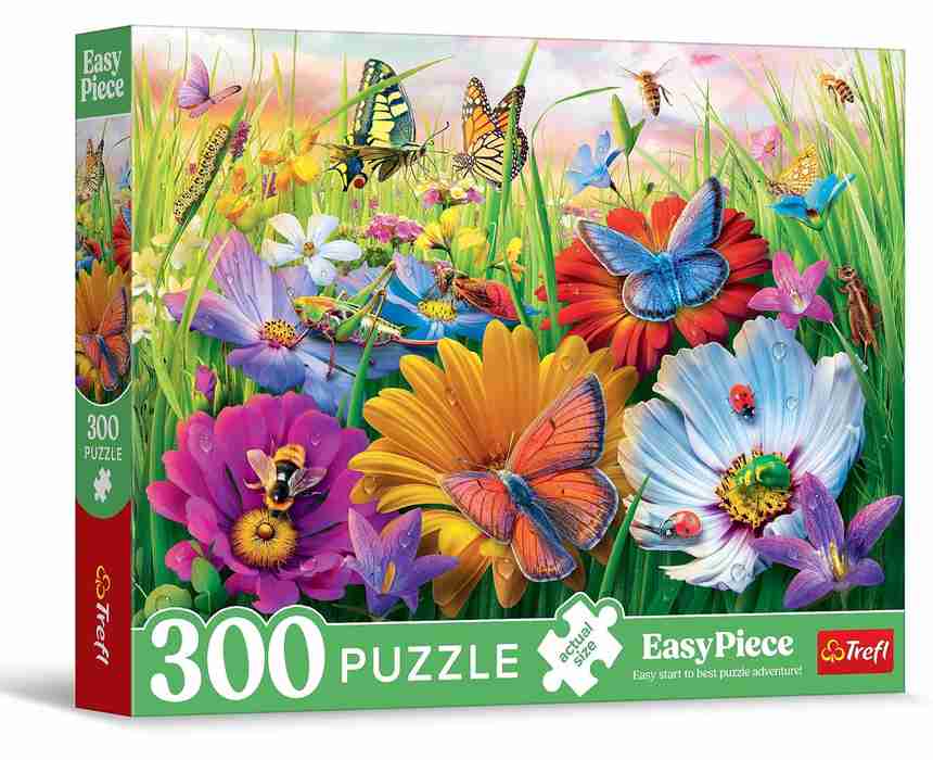 Jigsaw Puzzle Insects in the Meadow, 300 Pieces