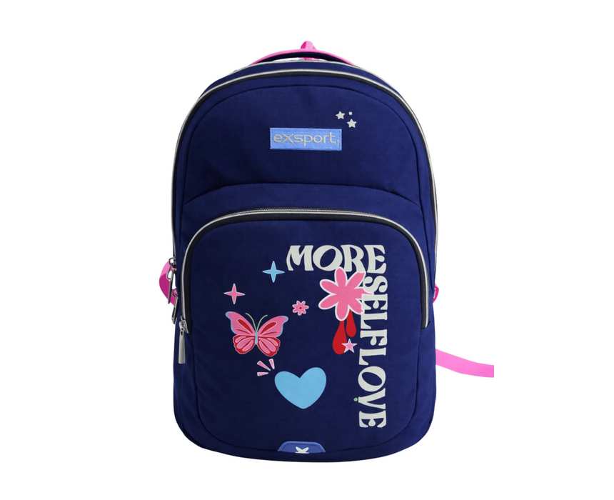 Exsport Multi-Compartment School Backpack, More Self Love