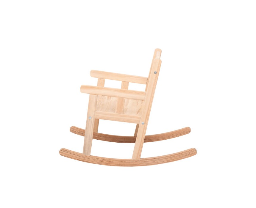 Kukka Solid Wood Kids Rocking Chair, Large