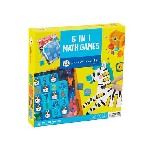 6 in 1 Math Games Box Set
