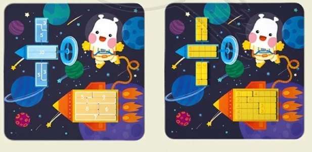 6 in 1 Math Games Box Set