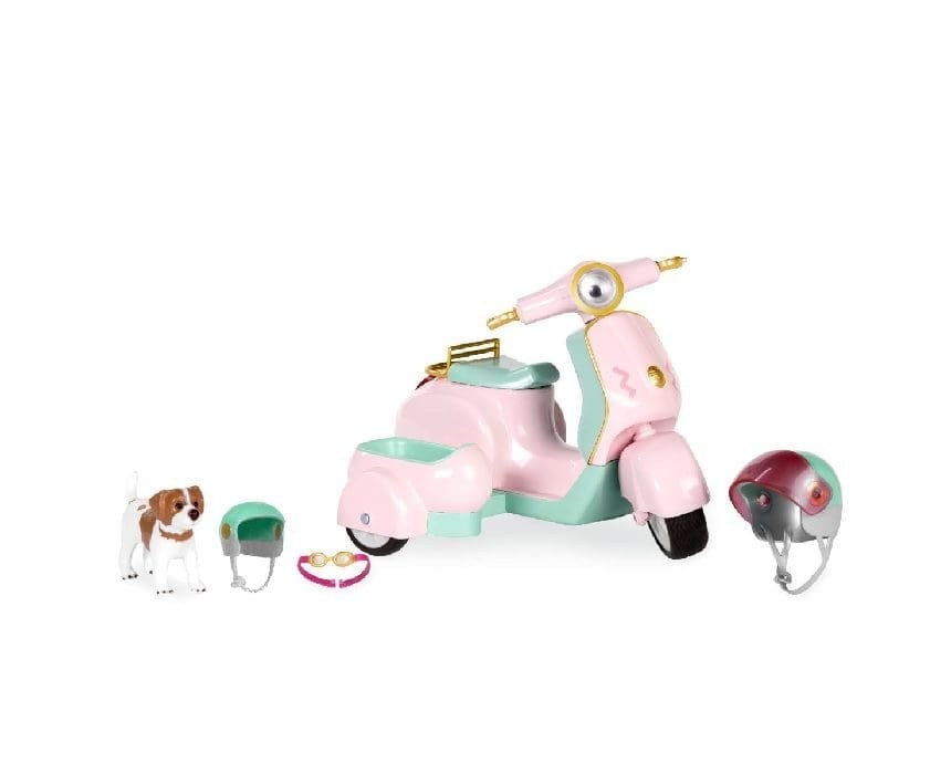 LORI Scooter with Side Car and Pet for 6 inch Dolls