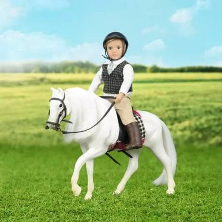 LORI Camarillo White Horse for 6 inch Dolls