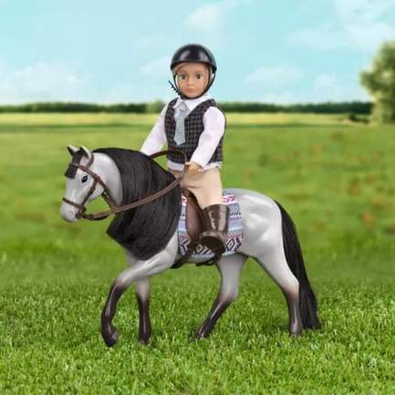 LORI Blue Roan Horse for 6 inch Dolls
