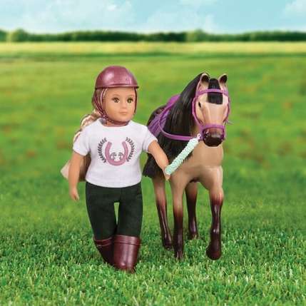 LORI Buckskin Warmblood Horse for 6 inch Dolls