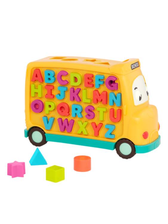 B. toys AlphaBus Educational School Bus with Letters