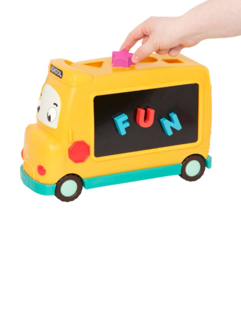 B. toys AlphaBus Educational School Bus with Letters