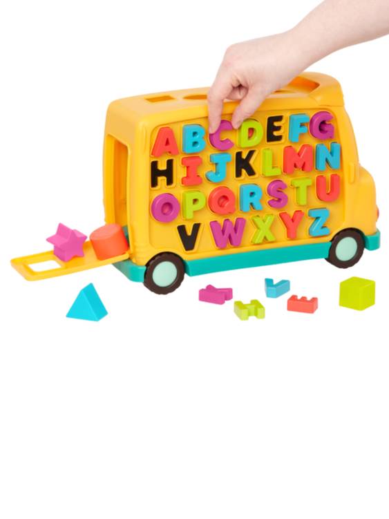 B. toys AlphaBus Educational School Bus with Letters
