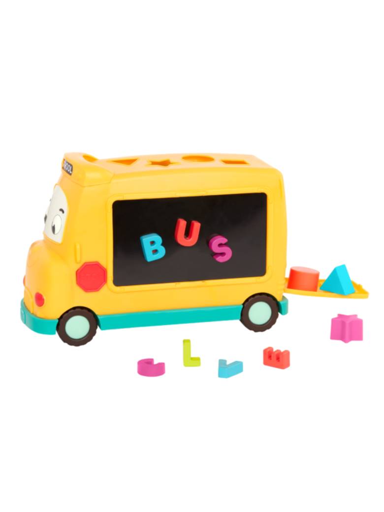 B. toys AlphaBus Educational School Bus with Letters