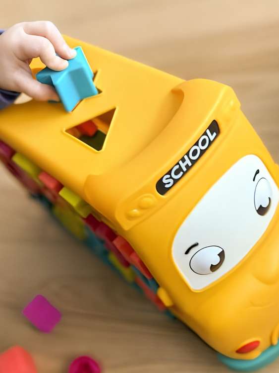 B. toys AlphaBus Educational School Bus with Letters