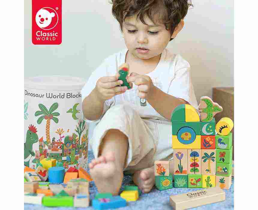 Dinosaur World Building Blocks Set
