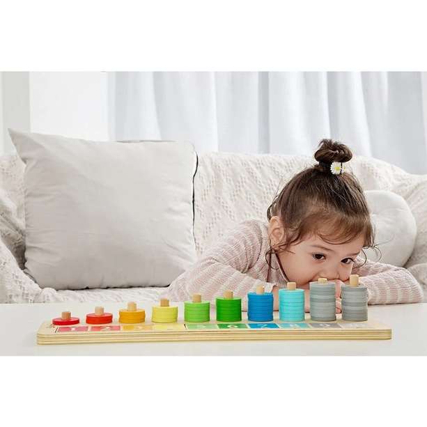 Classic World Wooden Counting Stacker