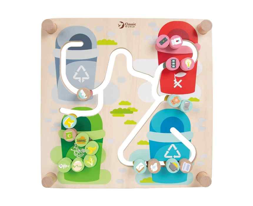 City 2 in 1 Wooden Pathfinder Puzzle