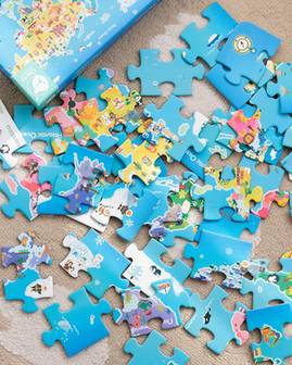 World Map Puzzle for Kids