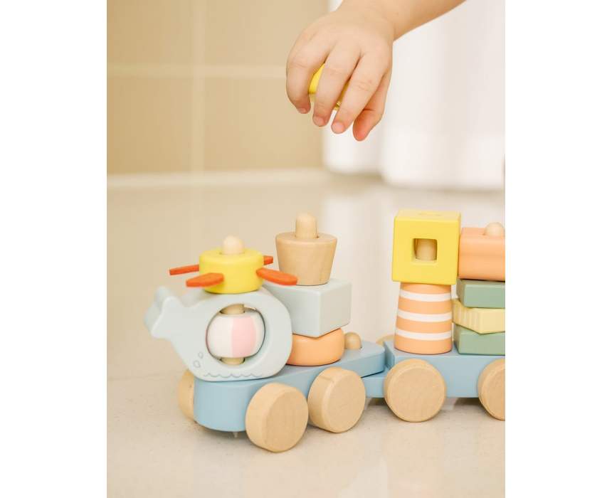 Wooden Ocean Pull Along Set