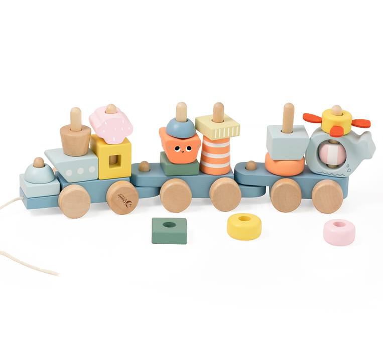 Wooden Ocean Pull Along Set