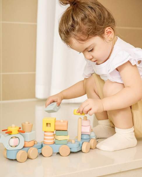 Wooden Ocean Pull Along Set