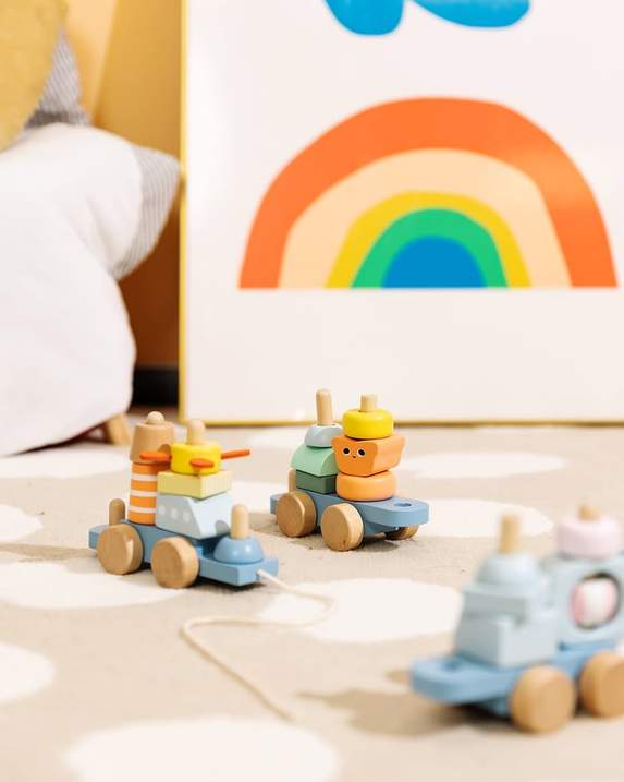 Wooden Ocean Pull Along Set