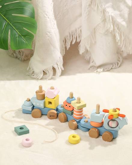 Wooden Ocean Pull Along Set