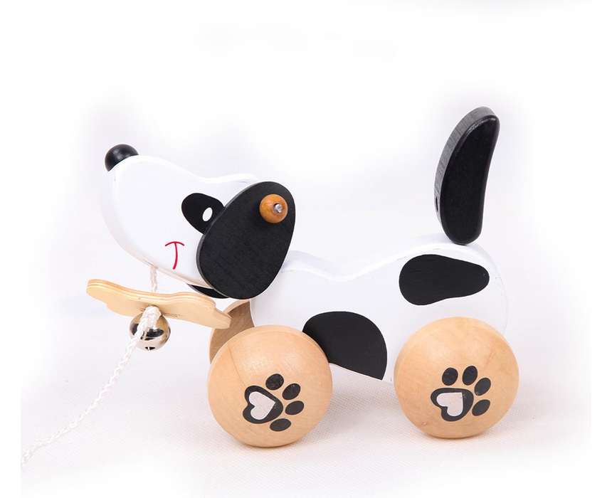 Wooden Pull Along Dog