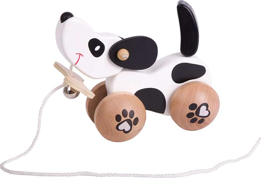 Wooden Pull Along Dog