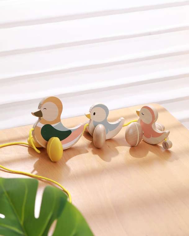 Wooden Pull Along Duck
