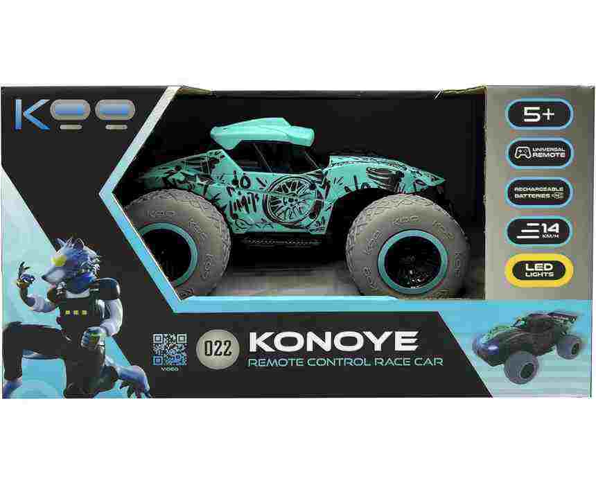 KOO Konoye 022 RC Race Car, Black and Green