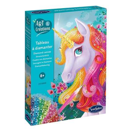 Diamond Art Creation Kit, Unicorn