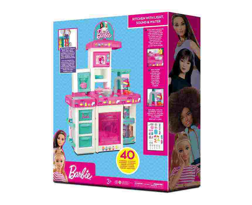 Barbie Large Kitchen Playset with Light and Sound